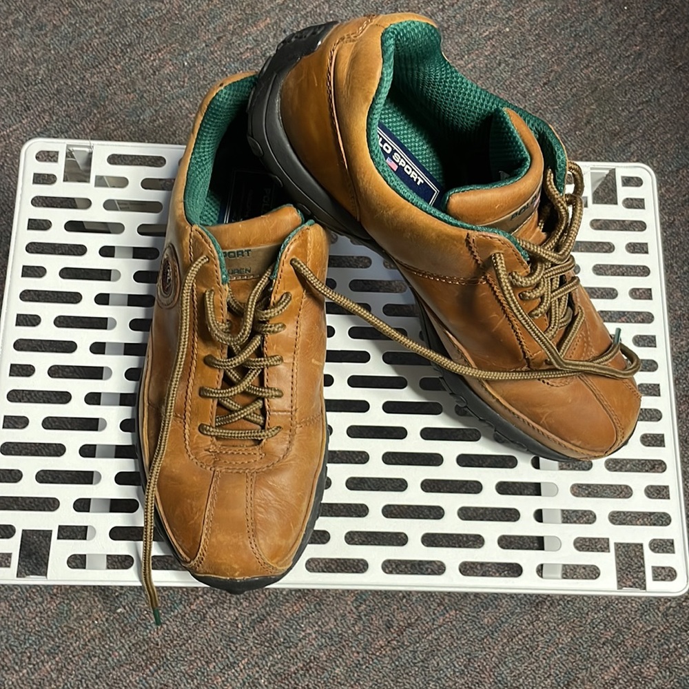 Polo Sport shoes size 8 B brown leather